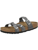 Birkenstock Sandale Franca Braided geöltes Naturleder schmal in grau