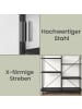 VASAGLE Bücherregal Barnet in Schwarz - (B)100 x (H)170 x (T)30 cm