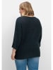 sheego Oversized-Pullover in nachtblau