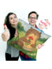 Mr. & Mrs. Panda Kissen 40x40 Otter Blumenstrauß Design ohne Spruch in Weiß