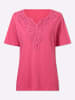 WITT WEIDEN Spitzen-Shirt in fuchsia