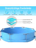 COSTWAY Pool Set mit Filterpumpe 300 x 300 cm in Blau