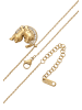 faina Women Pendant Necklace in Gold