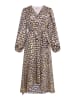 IZIA Damen Maxikleid Mit Print in Marine Mehrfarbig