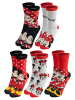 Disney 5er Pack Disney Minnie & Mickey Mouse Socken Sneaker Strümpfe in Mehrfarbig