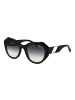 Ana Hickmann Frauen Sonnenbrille Schmetterling Schwarz