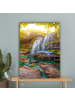 MuchoWow Leinwand bilder Sonniger Wasserfall (BxH)