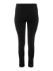 Vila Einfarbige Leggings Stretch Stoff Hose Übergröße Plus Size VIJENNI in Schwarz