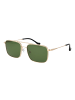 Replay Unisex Sonnenbrillen Rechteck Gold