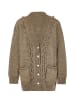 caissa Damen Strickjacke in Taupe Melange