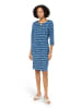 CARTOON Casual-Kleid mit Muster in Blau/Grün