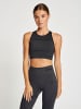 Hummel Hummel Top Hmlmt Yoga Damen Atmungsaktiv Schnelltrocknend Nahtlosen in BLACK MELANGE