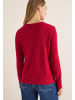 Cecil Pullover mit Strukturdetails in Rot