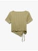 KOTON BLUSE SS in Khaki