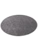 Snapstyle Hochflor-Teppich Cottage Rund in grau
