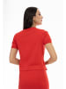 faina Damen Kurzarm-Pullover in Rot