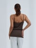 Seamless Basic Top Lace in Umber Brown