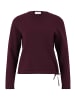 CARTOON Strickpullover mit Rundhalsausschnitt in Dark Aubergine