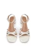 Wittchen Damenschuhe Sandalen Aus Kunstleder Mit Blockabsatz in White