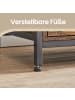 VASAGLE TV-Schrank Daxton in Braun-Schwarz - (B)178 x (H)50 x (T)40 cm