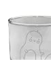 Mr. & Mrs. Panda Whiskey Glas Avocado Kern rollt ohne Spruch in Transparent