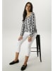 Aniston SELECTED Langarmshirt in schwarz-weiß