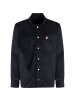 Lyle & Scott Langarmhemd Cord Overshirt Jacke in dunkelblau