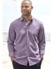 H.I.S Langarmhemd in aubergine