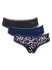 Sloggi Slip 3er Pack in Blau/Schwarz