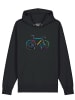 wat? Apparel Sweatshirt Fahrrad by night in Schwarz