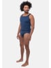 Ammann Unterhemd / Tanktop Jeans Feinripp in Blau