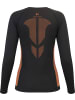 Polar Husky 1x Thermo Langarmshirt Unisex Anatomic Functional Wear in Orange