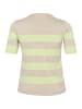 KAFFE curve Strickpullover KClizzy Regular fit in Lettuce/FeatherG. Bold Stripe