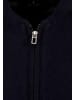 Ragman Strickjacke 'Baseball' in schwarz