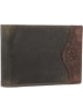 Billy the Kid Hunter Geldbörse RFID Leder 12 cm khaki-brown