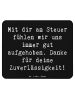 Mr. & Mrs. Panda Mousepad Spruch Busfahrer Sicherheit mit Spruch in Schwarz