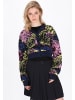 myMo ROCKS Women Cardigan in black multicolor