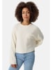 CASH-MERE.CH Wolle Rundhals Pullover in Weiss