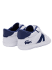 Lacoste Krabbelschuhe in Weiß/Blau