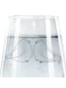 Mr. & Mrs. Panda Gravur Glas Turteltauben Liebe ohne Spruch in Transparent