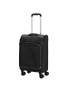 D&N Travel Line 9504 - 4-Rollen-Kabinentrolley S 55 cm (dark red) in schwarz