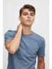 CASUAL FRIDAY Rundhals Basic T-Shirt Meliert CFThor in Blau
