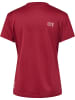 Hummel Hummel T-Shirt Hmlcourt Paddeltennis Damen Leichte Design Schnelltrocknend in RHUBARB
