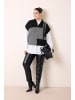 Ulla Popken Strickjacke in anthrazit melange