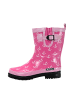 MADSea Gummistiefel Ocean Anchor Halbschaft in Pink mit Weißen Ankern