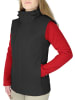 Normani Outdoor Sports Damen Hardshellweste Kolumbus in Schwarz