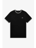 Fred Perry Rundhals T-Shirt für Herren in rot