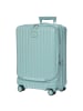 BRIC`s Positano - 4-Rollen Kabinentrolley 55 cm USB erw. (emerald green) in light blue