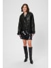 CULTURE Lederjacke CUlima Loose fit in Black