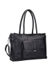 Cowboysbag Edgemore Schultertasche Leder 41 cm Laptopfach in black